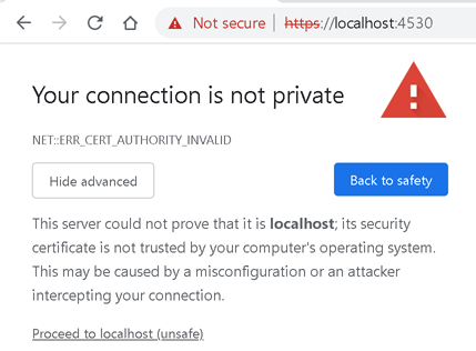 Conexión HTTPS - advertencia sobre un certificado SSL inadecuado Conexión HTTPS - advertencia sobre un certificado SSL inadecuado